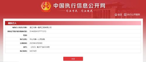 湛江市第一建筑工程新增被執(zhí)行人信息引關(guān)注，舜元工程信息協(xié)同平臺(tái)凸顯行業(yè)風(fēng)險(xiǎn)預(yù)警功能